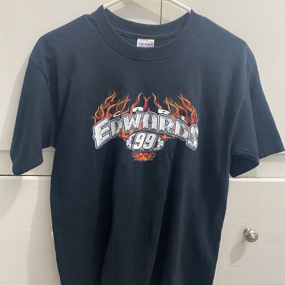 Carl Edwards NASCAR Gildan Shirt Size Youth Large
